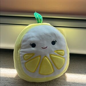 Squishmallows Lemon Slice Plush Pillow